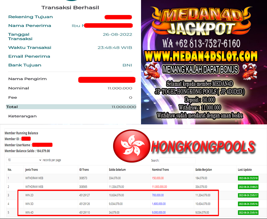 Bukti JP Medan 4D – 26 AGUSTUS 2022