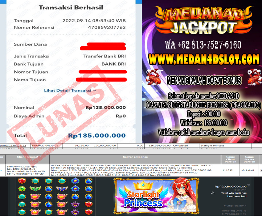 Bukti JP Medan 4D – 14 SEPTEMBER 2022