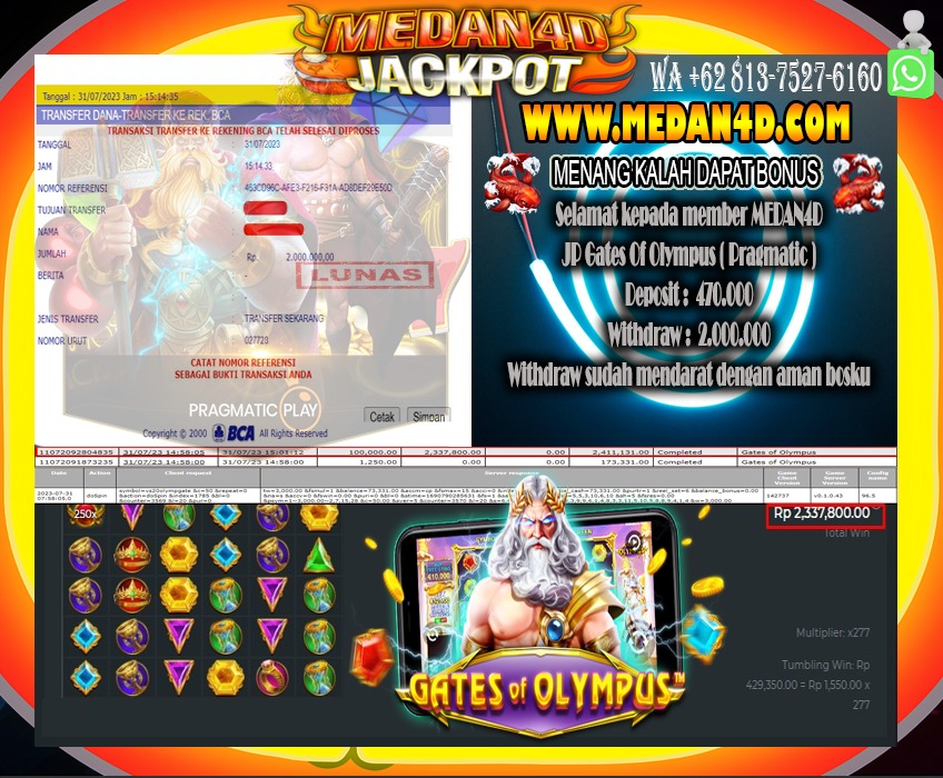 Bukti JP Medan 4D – 30 JULY 2023