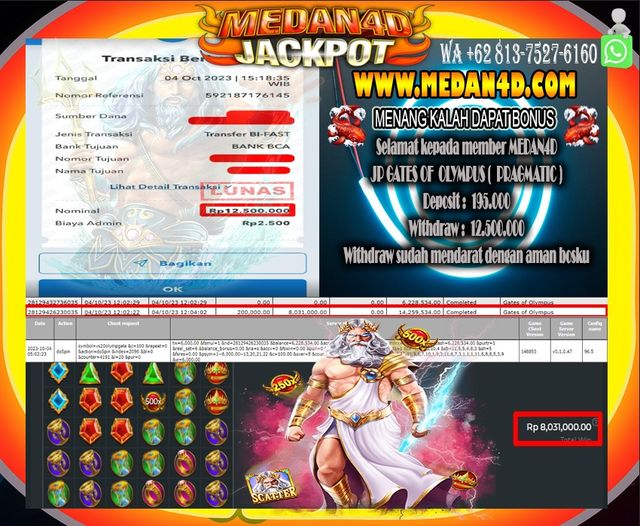 Bukti JP Medan 4D – 04 OKTOBER 2023