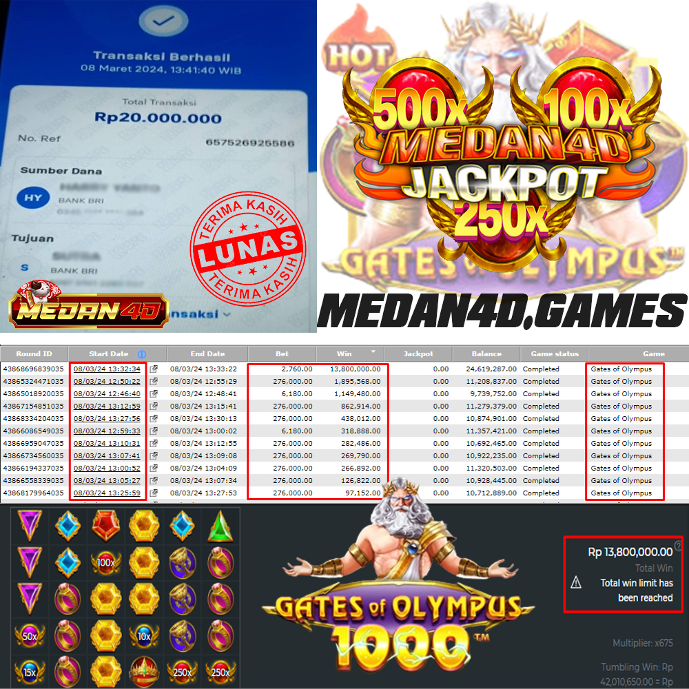 Bukti JP Medan4D – 08 MARET 2024 