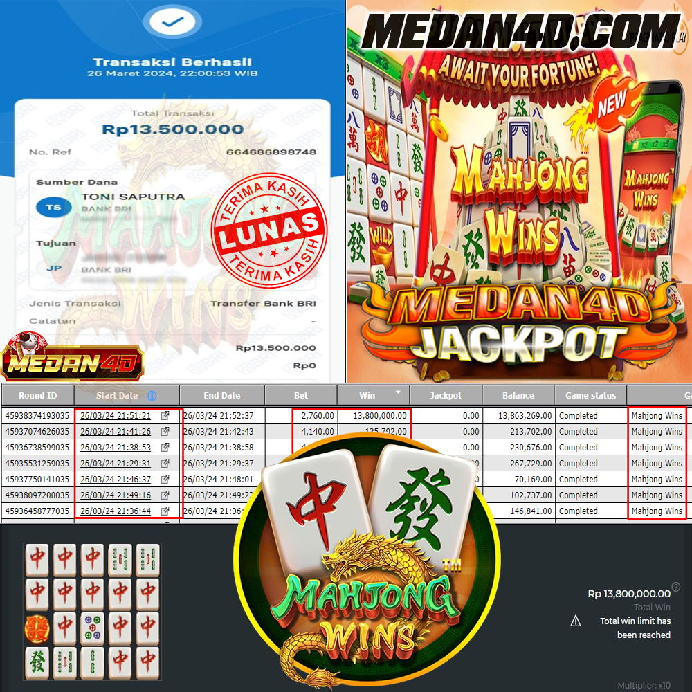 BUKTI JP MEDAN4D – 26 MARET 2024 