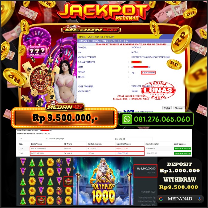 BUKTI JP MEDAN4D – 26 APRIL 2024 