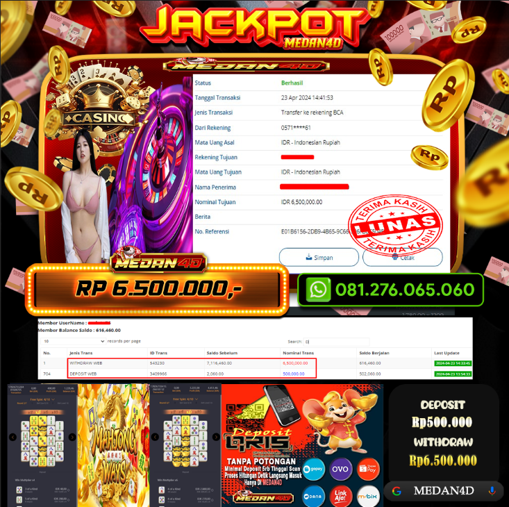 BUKTI JP MEDAN4D – 23 APRIL 2024 