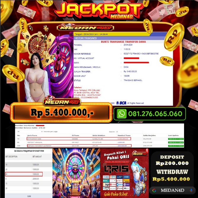 BUKTI JP MEDAN4D – 25 APRIL 2024 