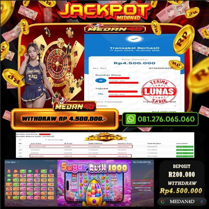 BUKTI JP MEDAN4D – 11 APRIL 2024 