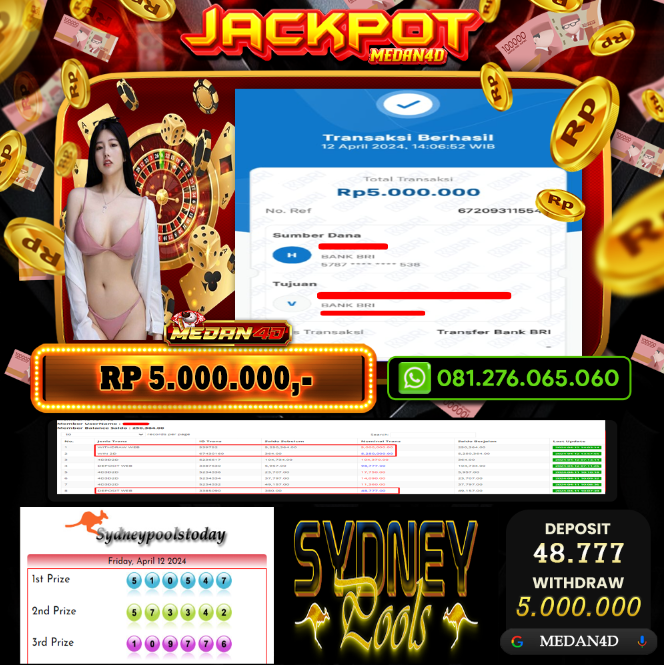 BUKTI JP MEDAN4D – 12 APRIL 2024 