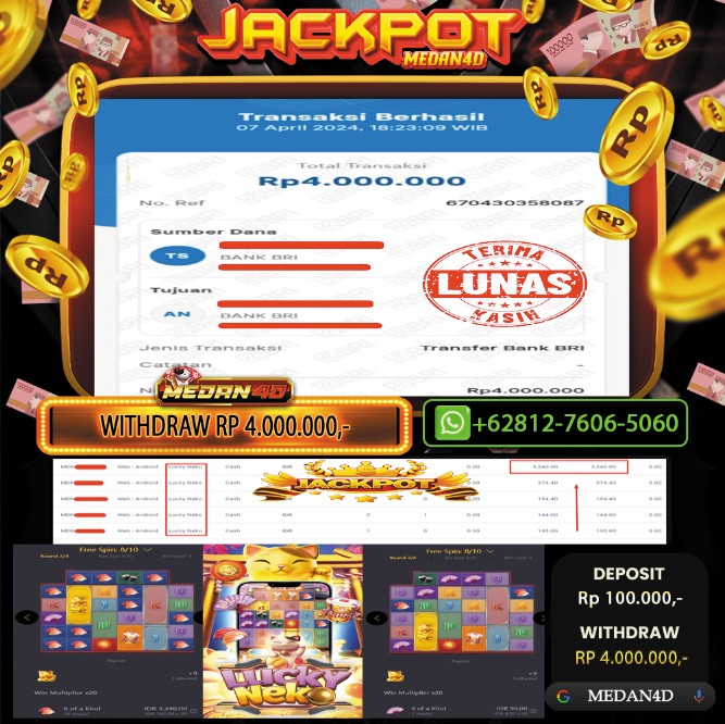 BUKTI JP MEDAN4D – 07 APRIL 2024 