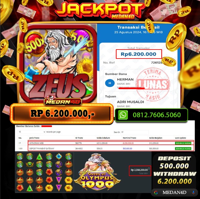 BUKTI JP MEDAN4D – 25 AGUSTUS 2024 