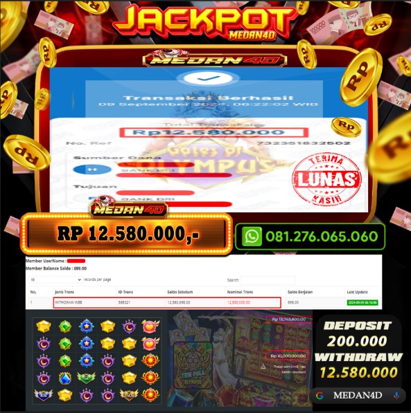 BUKTI JP MEDAN4D – 09 SEPTEMBER 2024 