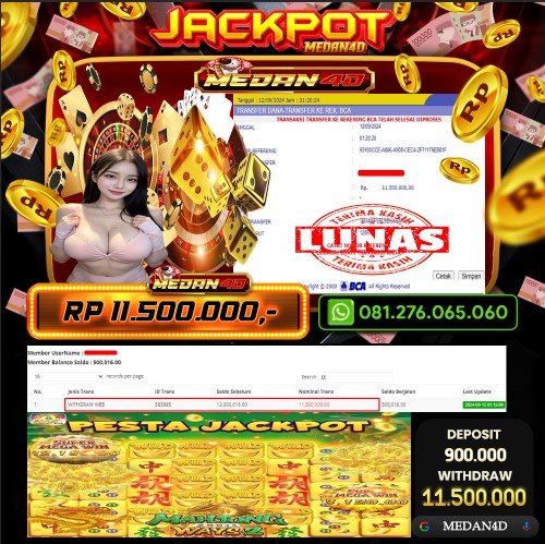 BUKTI JP MEDAN4D – 12 SEPTEMBER 2024 